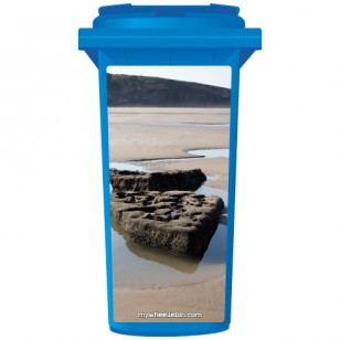 Rocks On The Coast Wheelie Bin Sticker Panel